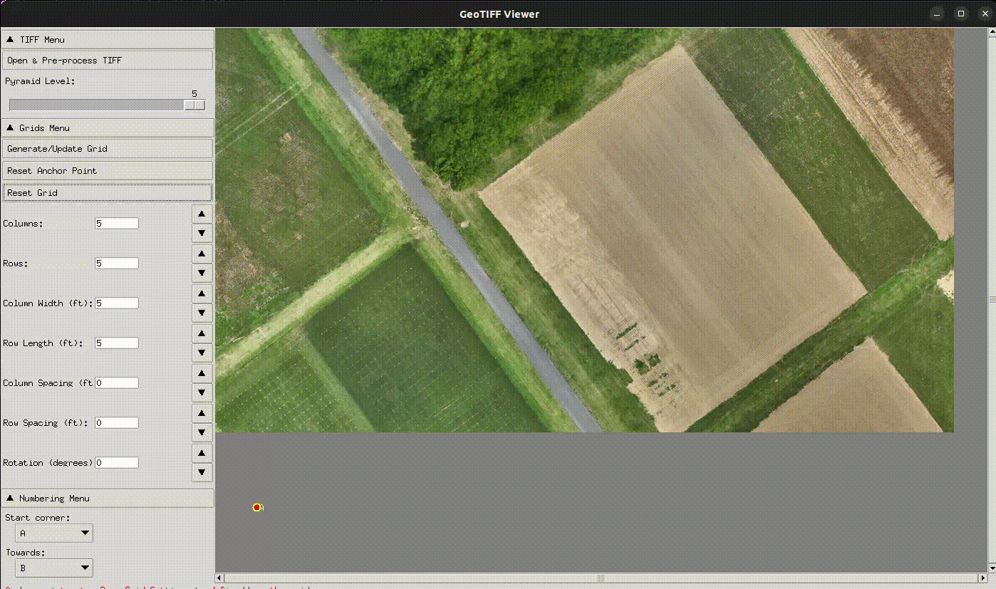 Animated GIF showing grid workflow